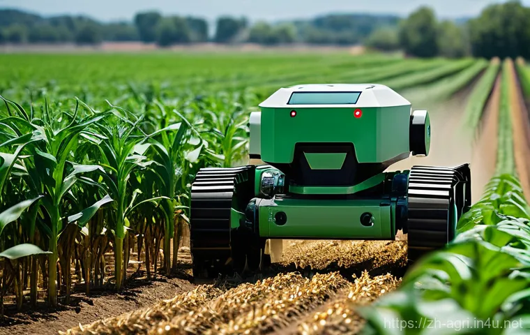 농업 자동 로봇 연구 - The Symphony of Smart Farmlands**
A wide, cinematic shot showcasing a sprawling, vibrant agricultura... 농업 자동 로봇 연구 - The Symphony of Smart Farmlands**
A wide, cinematic shot showcasing a sprawling, vibrant agricultura...