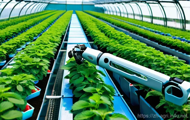 농업 자율 로봇 적용 사례 - **Prompt:** A compact, agile weeding robot with a sophisticated computer vision system and a focused... 농업 자율 로봇 적용 사례 - **Prompt:** A compact, agile weeding robot with a sophisticated computer vision system and a focused...