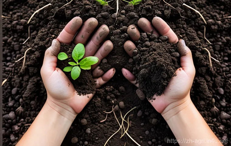 농업 탄소 배출 저감 기술 - An aerial view of a meticulously managed, lush green smart farm under a clear blue sky. Advanced agr... 농업 탄소 배출 저감 기술 - An aerial view of a meticulously managed, lush green smart farm under a clear blue sky. Advanced agr...